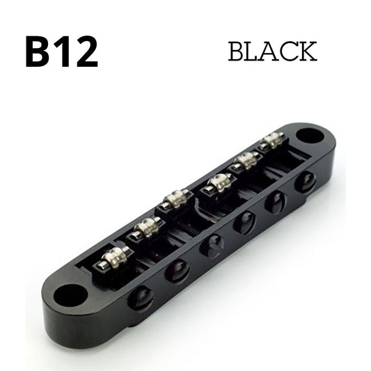 Roller Bridge Black to fit les paul tuneomatic B12BB