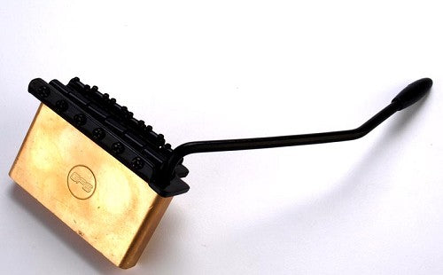 USA Spaced Solid Brass Block tremolo BLACK- Complete Kit D68BB