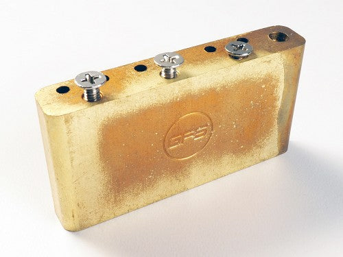 Import 10.5mm Spaced Brass Tremolo Block  D73BB