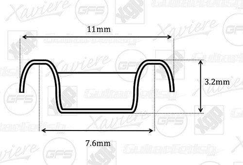 Pair Black Butterfly String Trees Complete - fits Strat® K36BB