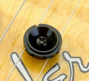 Vintage Black Circular String Retainer - Fits Tele®  K39BB