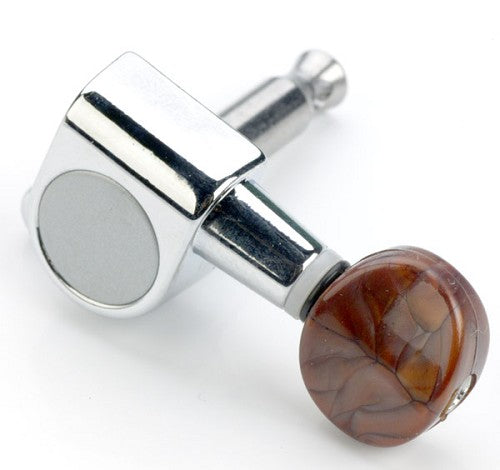 Gotoh Style Tuners, Tortoiseshell Grained tuner Button, Sweet! E50BB